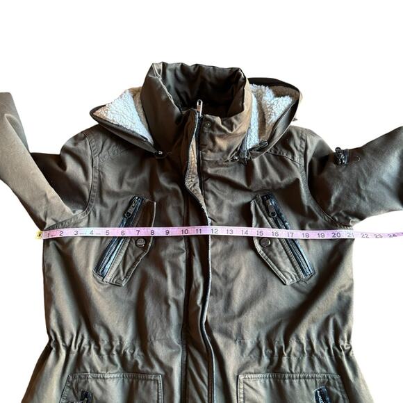 Steve Madden Women's Cotton Anorak with Zip Pockets- Size Medium - Picture 14 of 16
